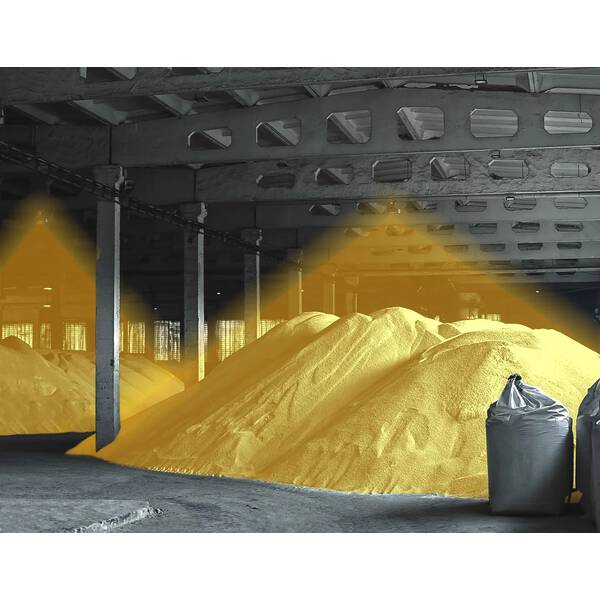 Permanenten Volumenmessung von Schüttgütern mit LIDAR