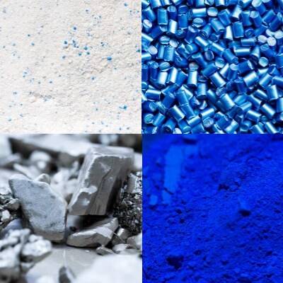 Chemische Produkte, Polymere, Farbpigmente und Farbpulver