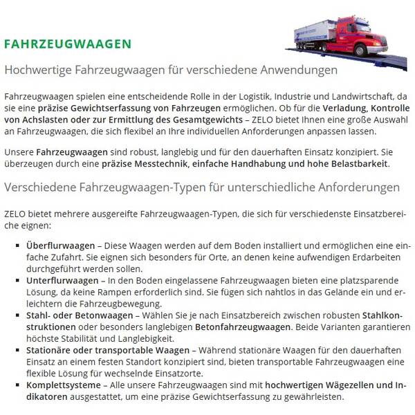 Fahrzeugwaagen