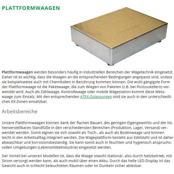 Plattformwaagen