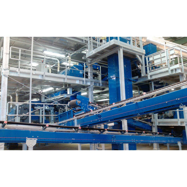 Fecyclinganlage für Glas
