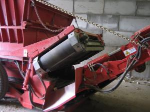Dauer-Überbandmagneten für mobile Shredder und Brecher 