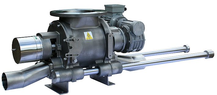 Neue Durchblase-Zellenradschleuse BSFCT für schnelle Reinigung 