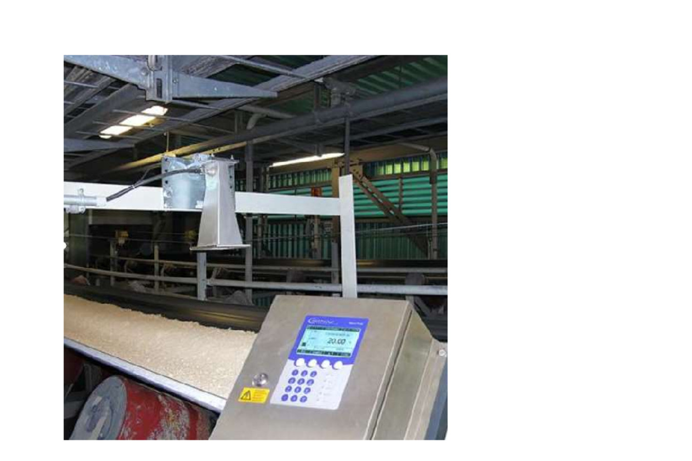 Feuchtemessung an gips Die kontinuierliche Feuchtemessung von Gips aus Steinbrüchen ermöglicht die Optimierung der Produktverteilung im Lagersilo nach dem Feuchtegehalt. 