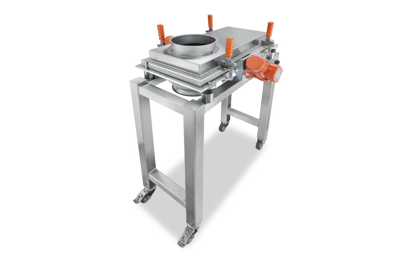 Neue Variante Vibrationssiebmaschine CONTROMAT  Kontrollsiebung von Schüttgütern mit neuer Ausführung der Vibrationssiebmaschine CONTROMAT.  Diese Siebmaschine ist auch als Ex-Ausführung lieferbar.