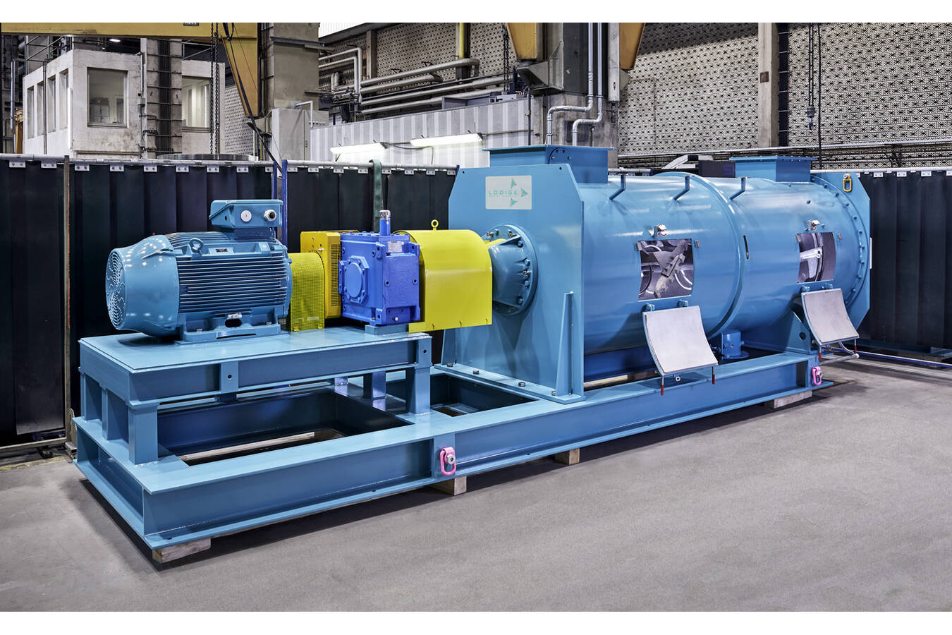 Pflugschar®-Mischer KM in der Futter- und Düngemittelherstellung Lödige Process Technology hat eine verfahrenstechnische Lösung zur Produktion von Monocalciumphosphat (MCP) entwickelt.