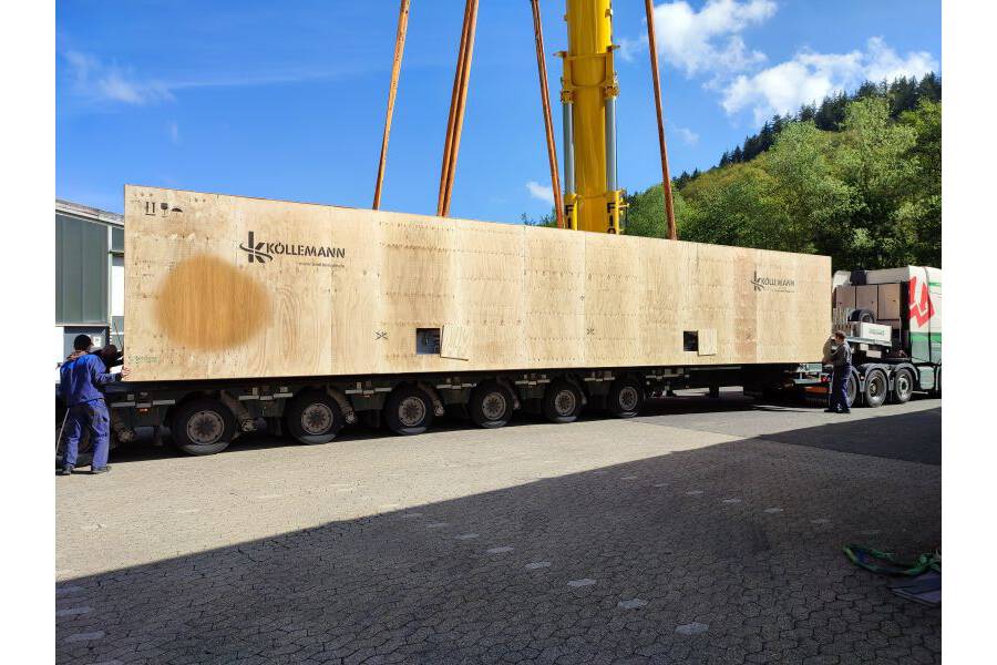 Wir sind Weltmarktführer im Bereich der Vorwärmer / Preheater  Und wieder verlässt ein Preheater mit einer Durchsatzleistung von
51 tph unsere Produktion und geht auf die Reise zum Kunden.
 