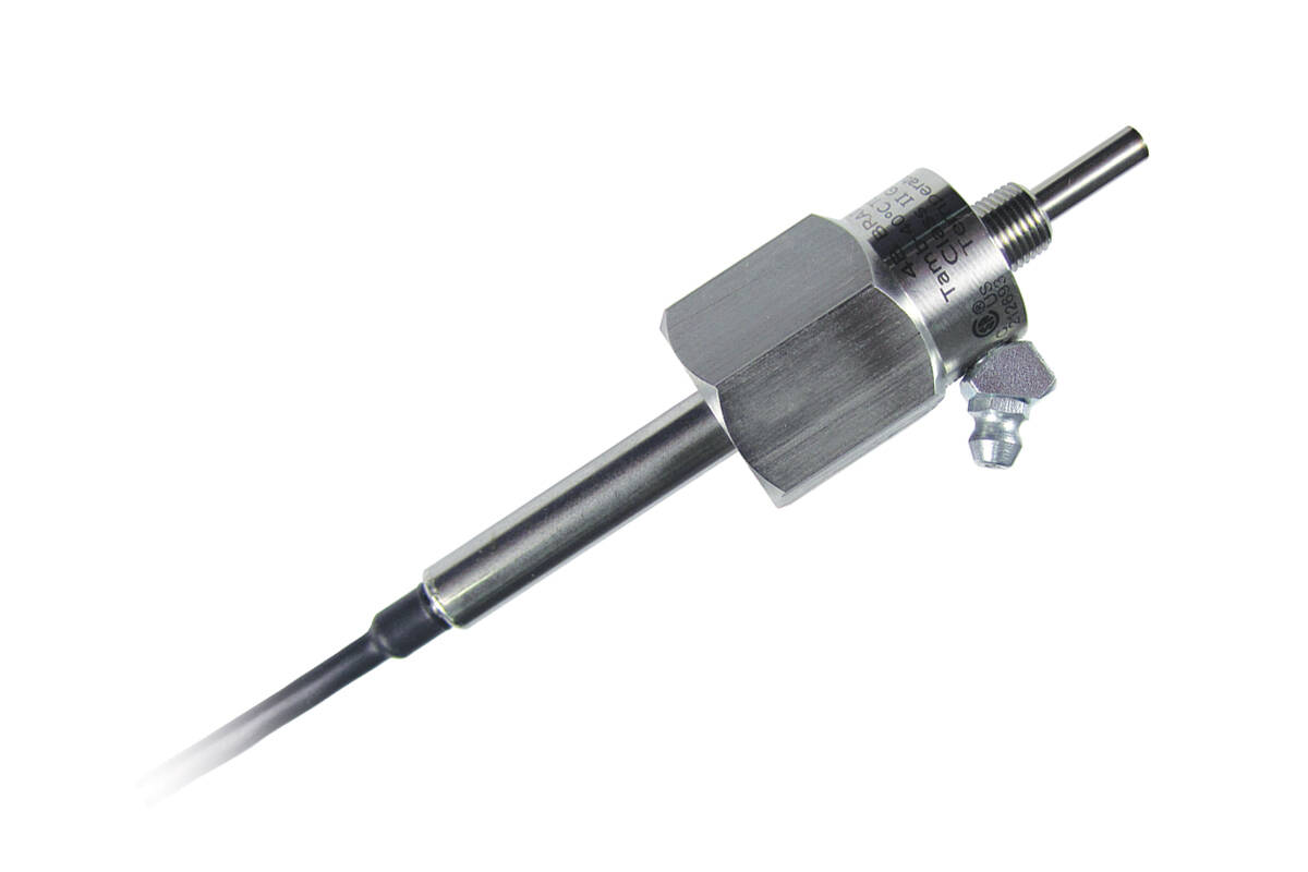 4B Milli-Temp Lagertemperatursensor - 4 - 20 mA - ATEX Ein analoger Sensor mit Schleifenspannung und linearem Ausgang von 4 - 20 mA, für die kontinuierliche Lager- und Oberflächen-Temperaturüberwachung.