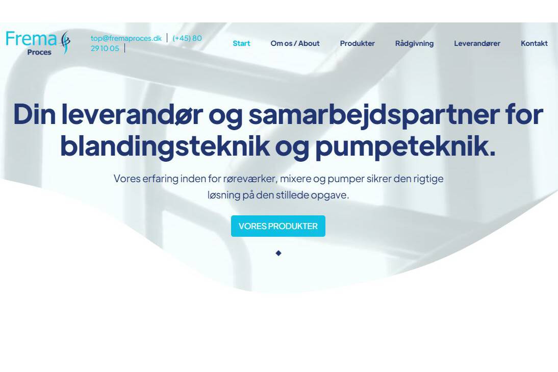Spiroflow freut sich, Frema Process als Vertreter begrüßen zu dürfen Um unsere weltweiten Kunden weiterhin zu unterstützen, freut sich Spiroflow, bekannt zu geben, dass Frema Process als Vertreter in Dänemark fungieren wird.