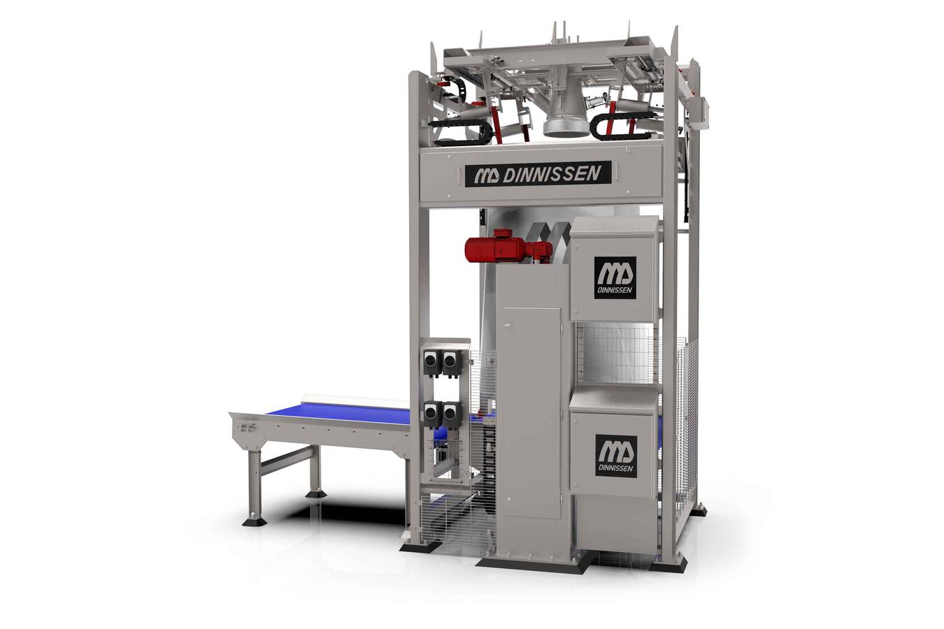 Innovation für High-Care Big-Bag-Abfüllung auf Solids 2021 Auf der Messe Solids 2021 in Rotterdam hat Dinnissen ein einzigartiges Big-Bag-Abfüllsystem vorgestellt. Diese Lösung ist mit einer vollautomatischen Palettierstation ausgestattet.