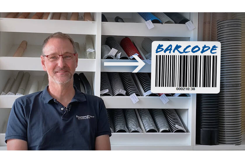 Masterflex: Mit einem ’Piep’ alle Infos erfassen Sparen Sie Zeit und Geld bei der Auftragserfassung mit dem  kundenindividuellen Barcode, den Masterflex jetzt auf seine Lieferscheine druckt.