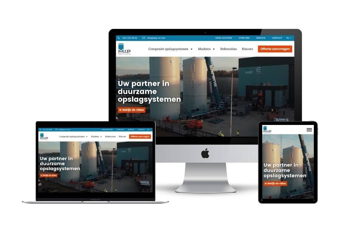 Neue Website für M.I.P. Die benutzerfreundliche und mehrsprachige Website zeigt die Kernwerte und Aktivitäten von M.I.P. Internationale Besucher können nun alle Dienstleistungen, Märkte und Realisierungen von M.I.P. einsehen. 