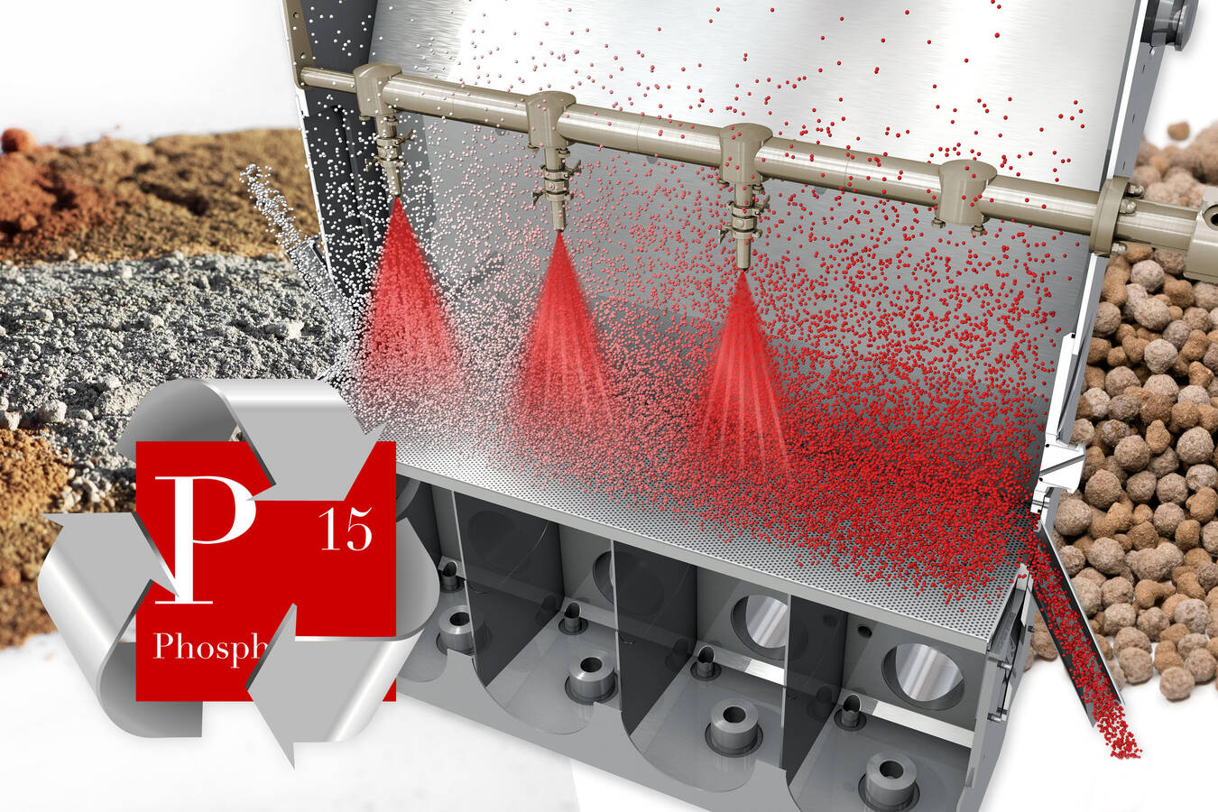 Den Kreislauf schließen – Phosphorrückgewinnung im Industriemaßstab Phosphatdünger aus recycelten Klärschlammaschen mit der PHOS4green-Technologie von Glatt: eine ökonomisch und ökologisch sinnvolle Lösung 