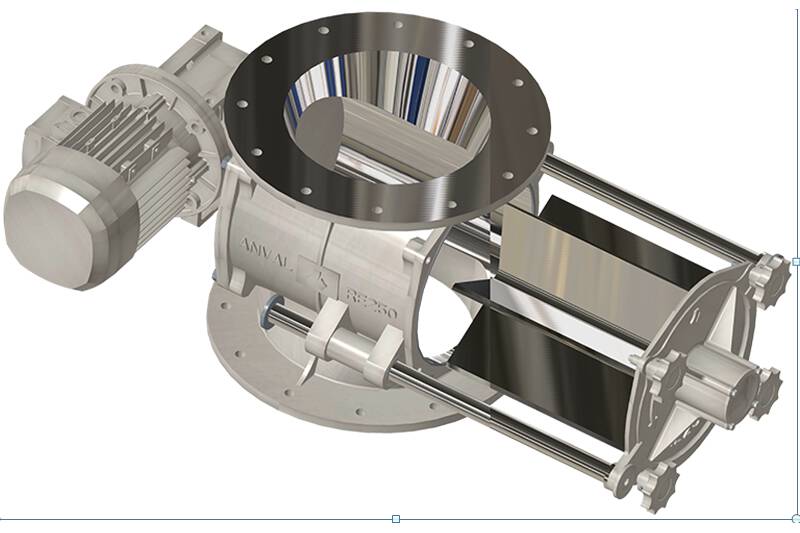 Easy clean rotary airlock valves for hygienic dairy applications 