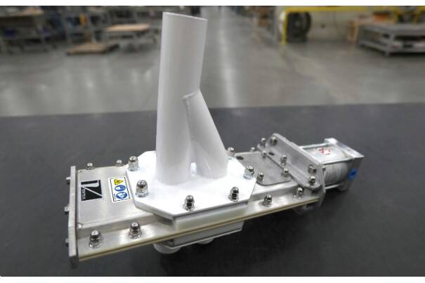 Metallspäneverarbeitung mit Vortex Wye Line Weiche 