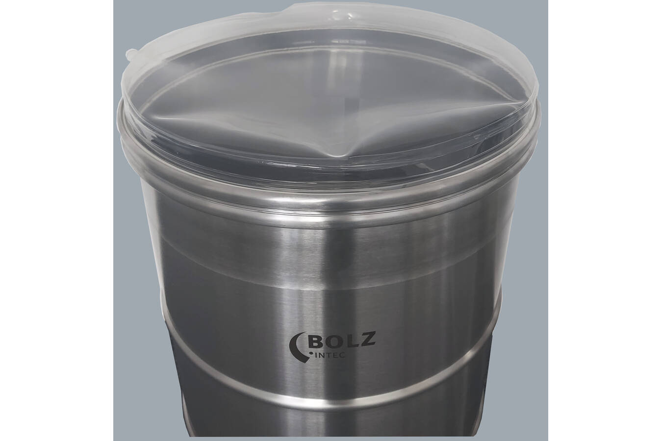 BOLZ-BFM®-Fass Ein bewährtes Patent aus Neuseeland, nun auch für Fässer.
Das Fass bietet max. Sicherheit: kein Auslaufen des Produktes,  staubdicht,  Sicht auf Produktfluss
