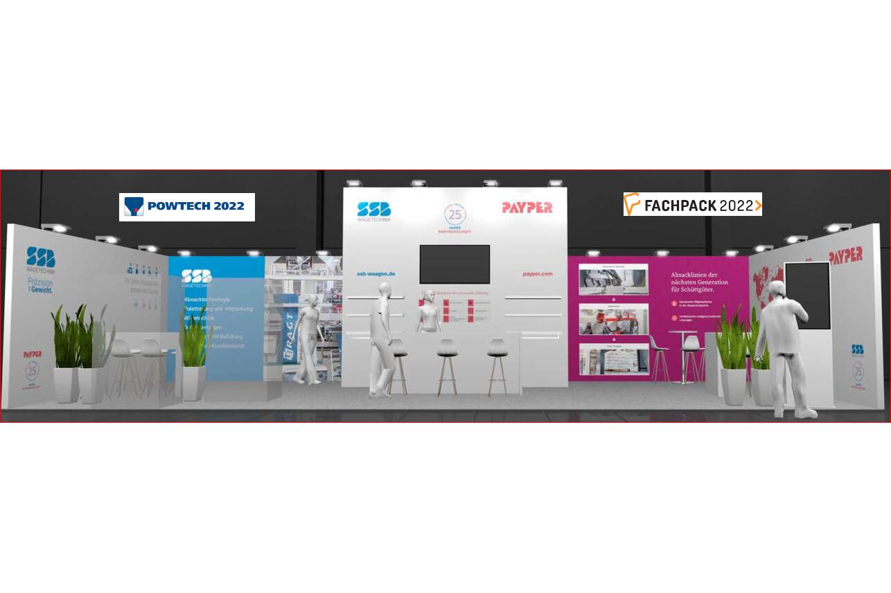 Powtech 2022 SSB Wägetechnik ist dabei SSB Wägetechnik lädt Sie zur Powtech 2022 ein