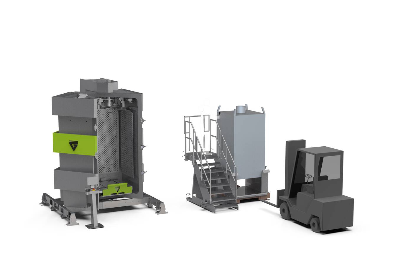 Sichere und saubere Absackung ultraleichter Pulver in FIBCs Das Vakuumsystem VeloVac-XL von Greif-Velox bietet eine nahezu staubfreie und kompakte Absackung von ultraleichten Pulvern dank einer innovativen Technologie: einer vollständig geschlossenen Vakuumkammer.