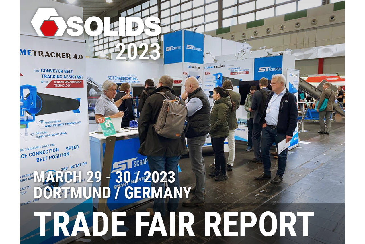Einzigartiger Stromspar-Staubschutz  Schon im Vorfeld der Messe war das Thema Stromsparen dank Staubschutz-Lösungen von ScrapeTec ein Thema. Im Mittelpunkt: der DustScrape im Zusammenspiel mit dem AirScrape. Auch auf der SOLIDS 2023, live zu erleben.