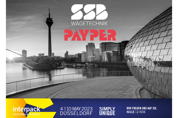 interpack Messe in Düsseldorf SSB Wägetechnik lädt Sie auf die interpack 2023 ein