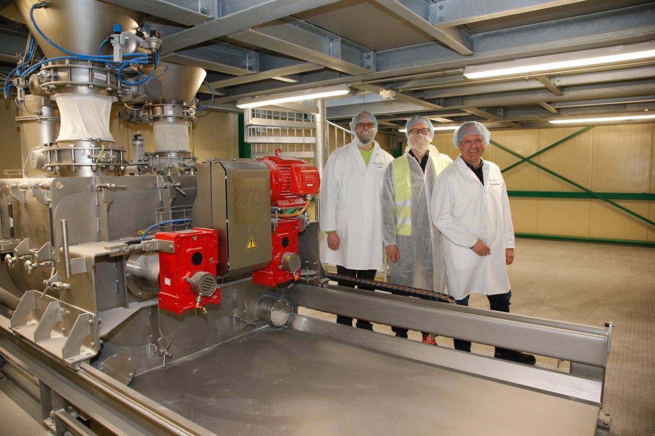 Mit neuer Mischanlage 6-fache Produktionssteigerung für Nöll & CO 6x mehr Produktion für Nöll & Co dank neuer Mischanlage für alle Arten von Trockenmilchprodukten