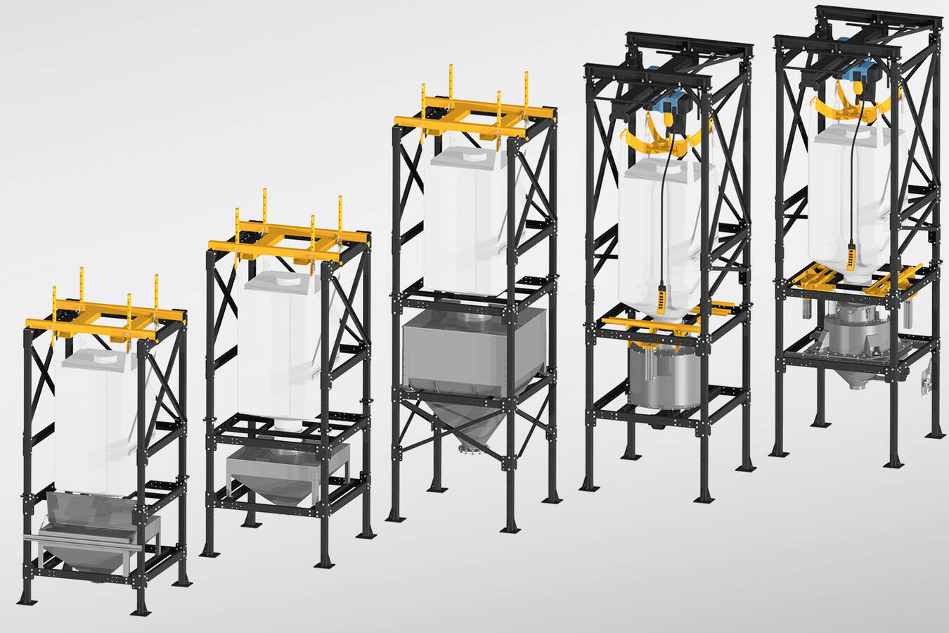 BigBag-Entleerungen im Baukastensystem BigBag-Handling in der Kunststoffindustrie