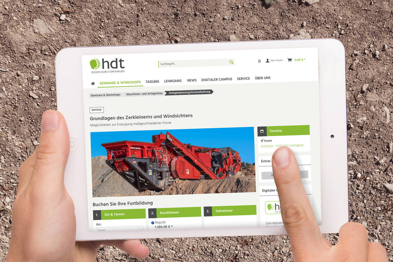 HDT-Seminar Grundlagen des Zerkleinerns und Windsichtens HDT-Seminar am 12.-13. September 2023 in Essen zeigt Möglichkeiten zur Erzeugung maßgeschneiderter Pulver