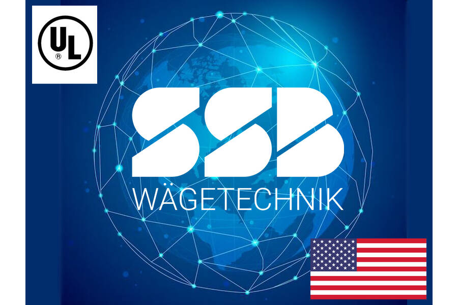 Ausbau der Vertriebsstruktur für die USA und Maschinenzertifizierungen Die SSB Wägetechnik hat die Vertriebsstruktur für die USA ausgebaut und Maschinenzertifizierungen nach UL Standard erworben.