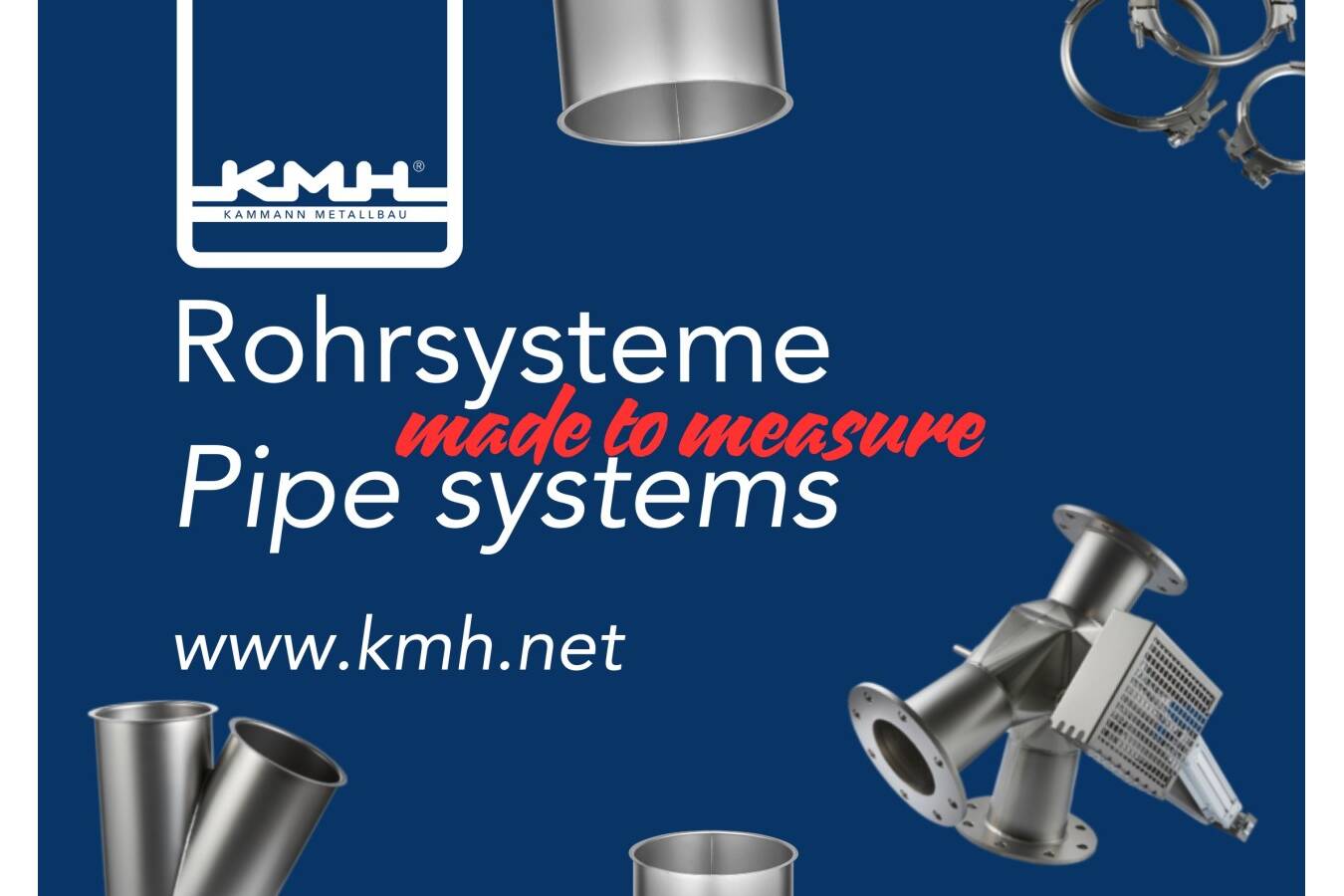 KMH-Kammann Metallbau setzt Maßstäbe mit Sonderanfertigungen Nicht nur standardisierte Katalogprodukte à la Baukastensystem, sondern auch maßgeschneiderte Rohr- und Verteilersysteme