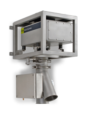 Metall-Detektion und -Separation in Schüttgütern Metall-Separatoren von S+S von Vorteil für Produkte und Maschinen