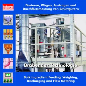 Brabender Technologie: kostenlose Info-CD Dosieren, Wägen, Austragen, Durchflussmessung von Schüttgütern
