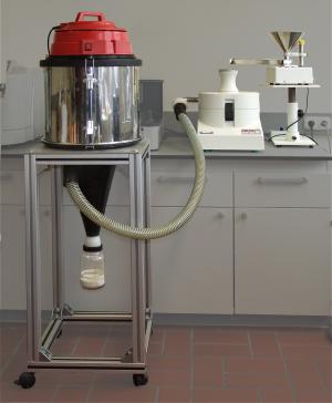 NEU: Zyklon für Rotor-Schnellmühle Optimal zur Feinstzerkleinerung temperaturempfindlicher Proben und für höheren Durchsatz!