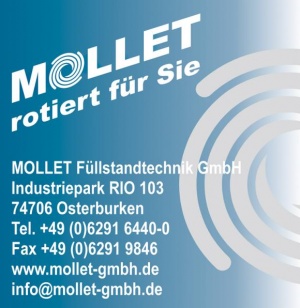 MOLLET Füllstandtechnik auf der Überholspur Vorkrisenniveau schon jetzt wieder erreicht!