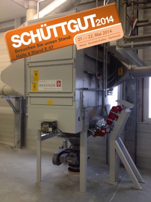 Lamellenfilter bei Reagens installiert 