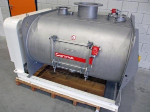 Gericke GMS1200 Paddelmischer bei Surplus Select Multiflux Doppelwellen-Chargenmischer