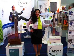 Schüttgut 2014 in Dortmund - UWT in neuem "Kleid" Genial einfache Füllstandmesstechnik für Schüttgüter