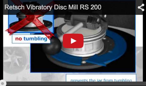 Feinstvermahlungen - schnell und reproduzierbar Die neue Scheiben-Schwingmühle RS 200 von RETSCH