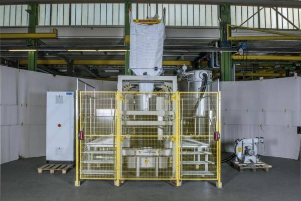 Mehr Kapazität durch automatisiertes Big Bag-Handling 