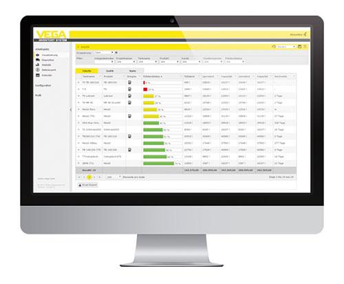 Neue Software zur Lagerbestandsvisualisierung  VEGA Inventory System