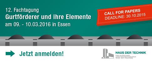 Film zur 11. Tagung Gurtförderer und deren Elemente 12. Tagung Gurtförderer 9.-10. März 2016 mit Exkursion Beumer Maschinenfabrik