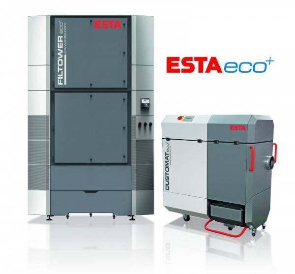 Absaugen und bis zu 50 % Strom sparen ESTA präsentiert neue eco+ Linie auf der POWTECH 2016