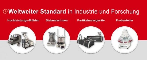Neuheiten auf der POWTECH 2016 - Halle H2 • Stand 218 FRITSCH Innovationen im Bereich Partikelmessung und Zerkleinerung