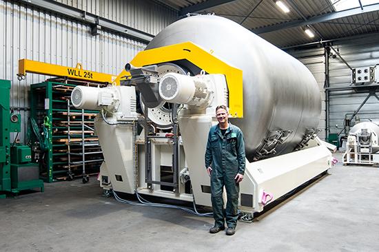 Lindor L25000, der größte horizontale Trommelmischer 