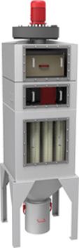 Infastaub präsentiert Innovationen beim Patronenfilter AJP Patronenfilter Infa-Jetron AJP im neuen Design und jetzt mit Sekundärfilterstufe