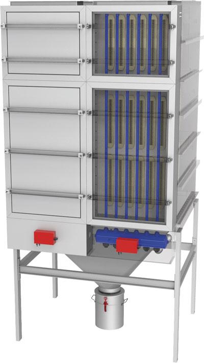 Infastaub Lamellenfilter im neuen Design INFA-Lamellen-Jet AJL erhält vielseitige Optimierungen