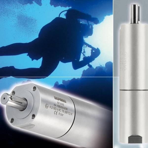 Problemlos abtauchen mit dem DEPRAG Druckluftmotor Rühren und Mischen unter Wasser
