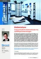 Whitepaper Siebanalyse Unterschiedliche Siebmethoden für vielfältige Anwendungen
