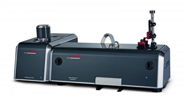 Schnelle Analyse von Partikelform und –größe  von Suspensionen und Emulsinen im extra weiten Messbereich von 20 µm – 2,8 mm