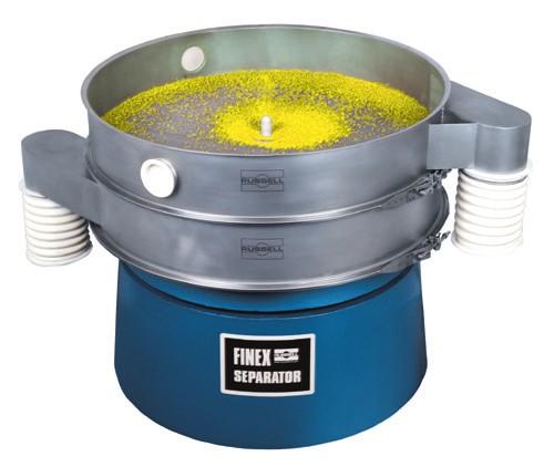 Industrieller Separator für die Klassierung von Süßstoff Industrieller Rundsiebmaschine trennt zwei Fraktionen aus Süßstoff