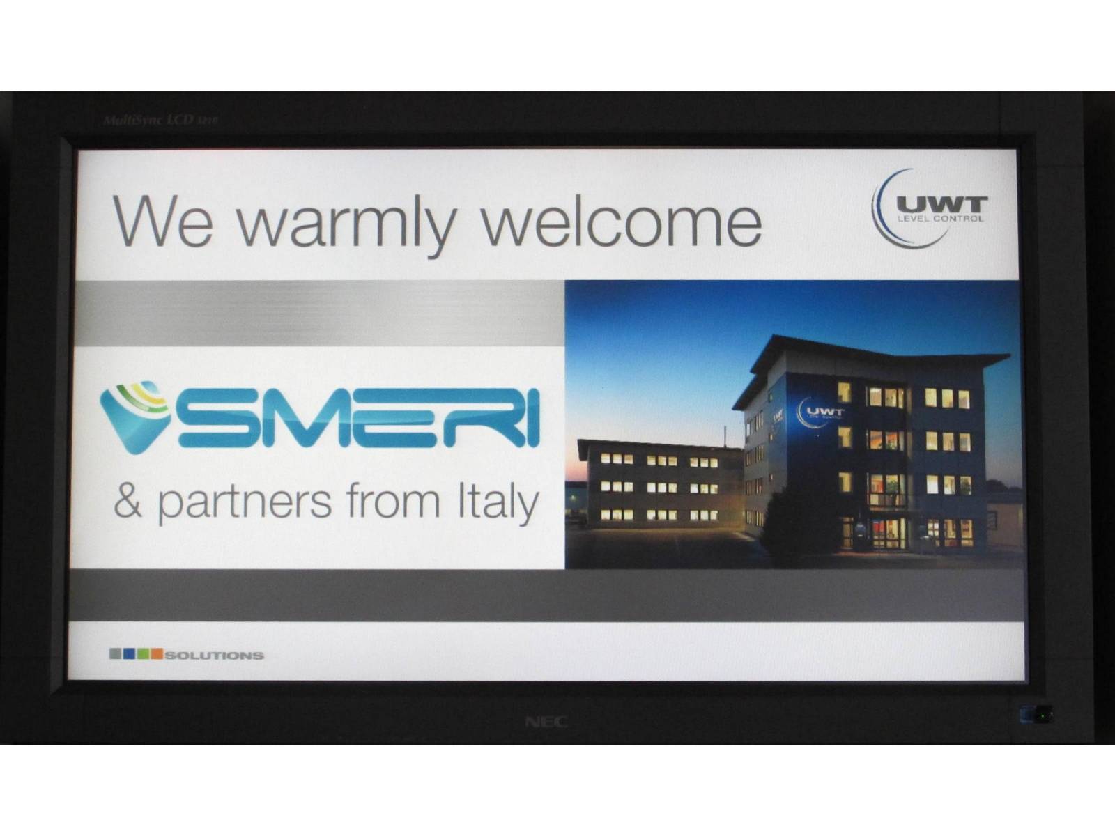 Meet & more mit UWT Partner SMERI s.r.l. und Gästen  Was gibt es Neues in Sachen Messtechnik und was inspiriert für die Zukunft